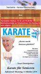 Mobile Screenshot of pfarrkirchen-karate-online.de