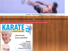 Tablet Screenshot of pfarrkirchen-karate-online.de